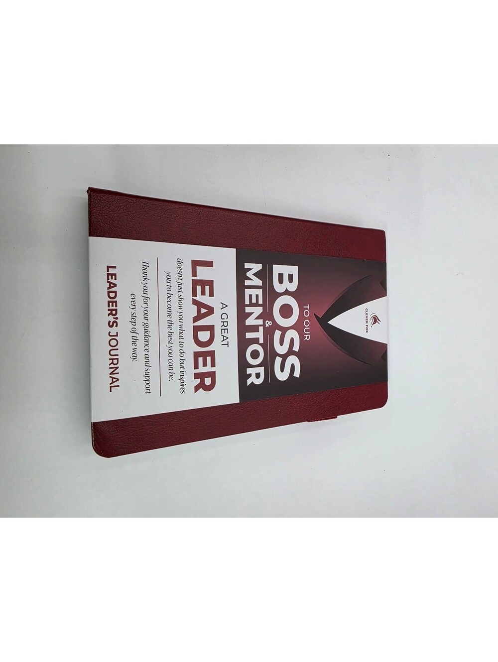 Boss & Mentor Leader's Journal - Hardcover Leadership Planner